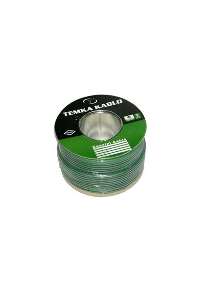 Rg6-U4 100Metre Anten Kablosu (Yeşil)