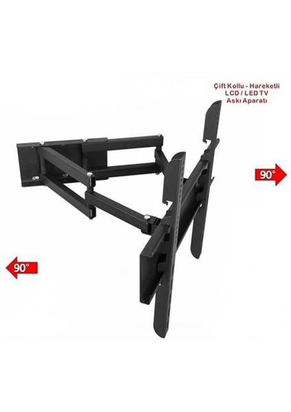 32''-42'' Çift Kollu Hareketli Lcd-Led Tv Askı Aparatı