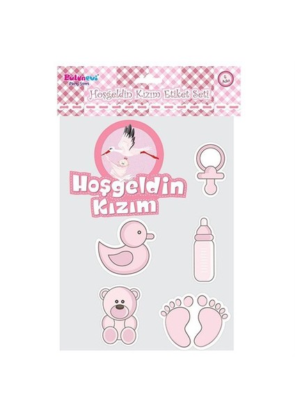 Hoşgeldin Kızım Sticker Set