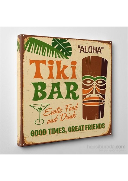 Tiki Bar Kanvas Tablo