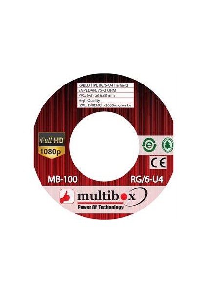 MB 100 RG6-U4 Anten Kablo