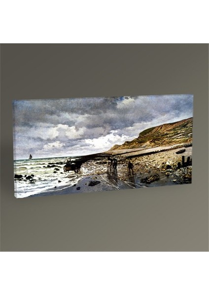 Claude Monet La Pointe De La Hève At Low Tide 60X30