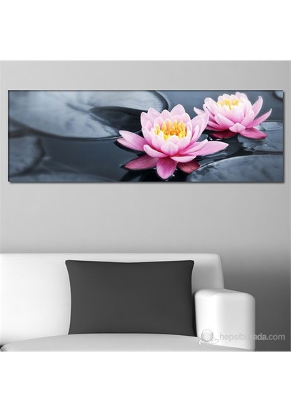 - Lotus Panorama Iı Canvas Tablo - 90X30cm