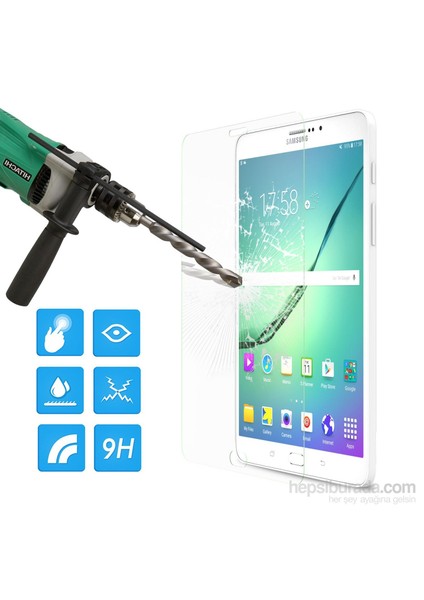 Samsung Galaxy Tab S2 8.0 T710 T715 Kırılmaz Cam Ekran Koruyucu