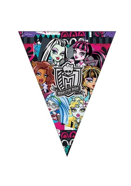 Monster High Klasik Üçgen Bayrak Set