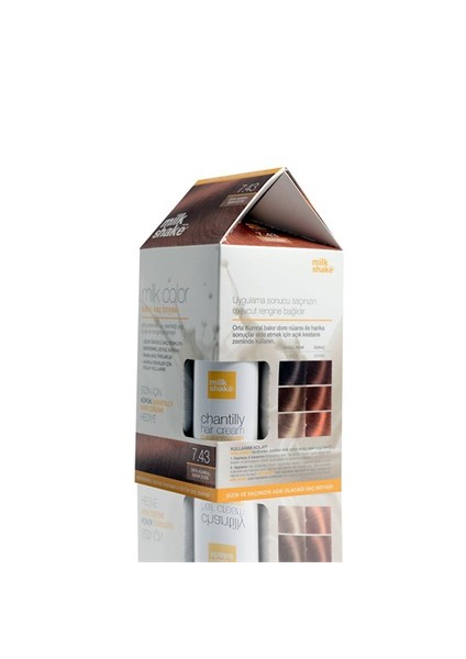 Milk Color Kalıcı Saç Boyası No: 7.43 Orta Kumral Bakır Dore fiyatları