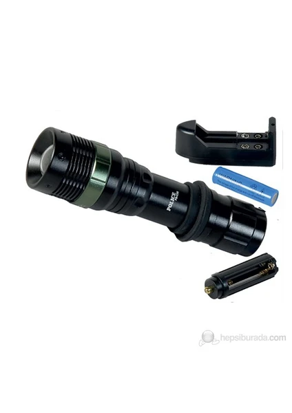 Ps-C25 Cree Q5 Power Led Zoomlu Şarjlı El Feneri