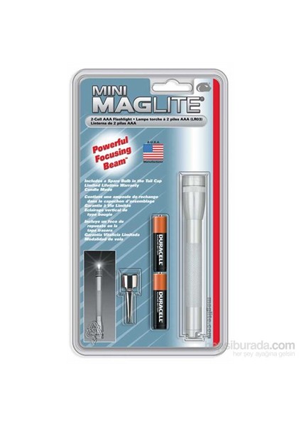 M3a106r Mini Mag-Lite Aaa Fener (Blisterli)