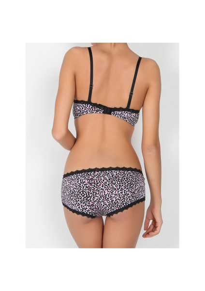 Leopar Desenli (Yarım Dolgulu) Sütyen Takım fiyatları