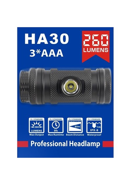 And-Ha30 Kafa Lambası 260 Lumen