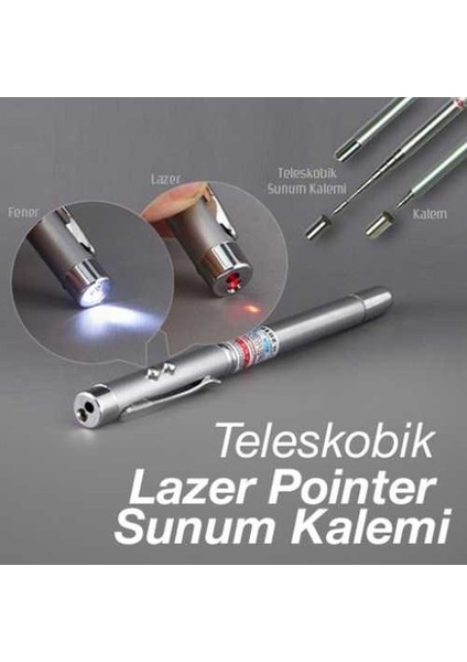 Uzayabilen Lazer Pointer Sunum Kalemi