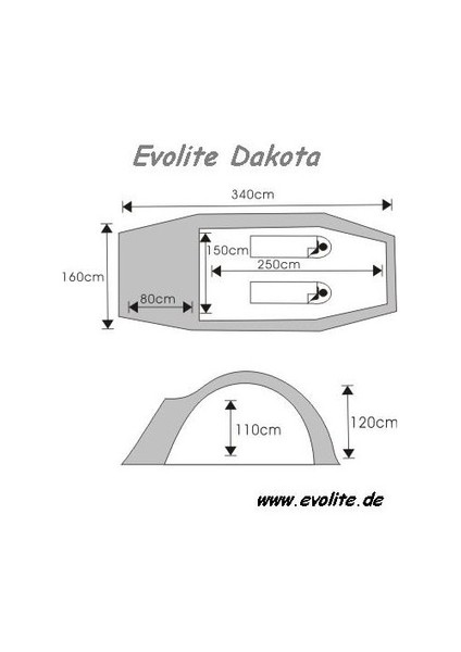 Dakota 4 Mevsim 2 Kişilik Çadır