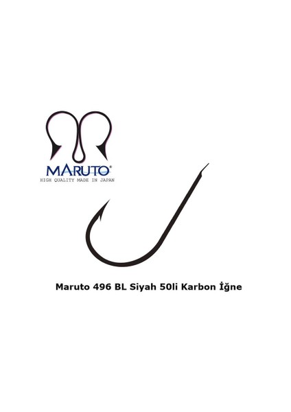 Japon Olta İğnesi 496 Bl Siyah Karbon 2/0