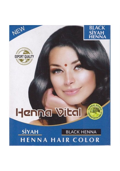 Kına Siyah Black Henna Hair Color
