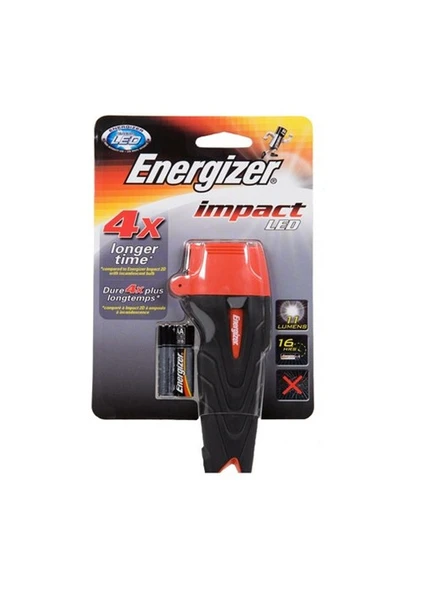 (G27-6307) İmpact Rubber 1 Ledli 2xAAA İnce Kalem Pilli Fener