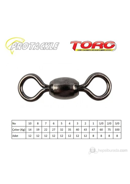 Toro Crane Swivel Fırdöndü Black Nikel