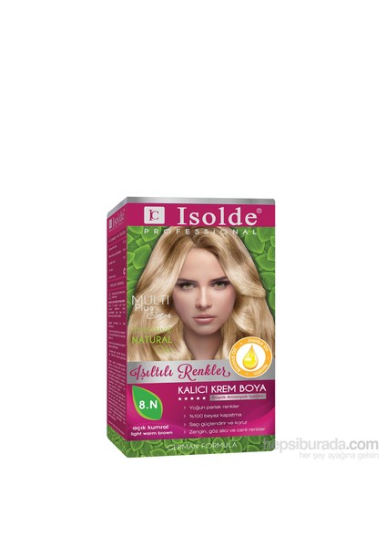 Isolde Saç Boyası Açık Kumral 8.N