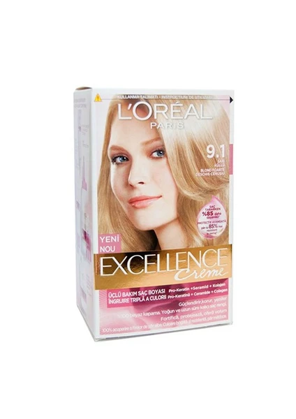 L'Oréal Paris Excellence Boya Sarı Küllü 9.1