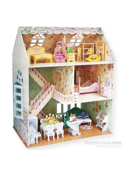 Cubic Fun 160 Parça 3D Puzzle Dreamy Dollhouse