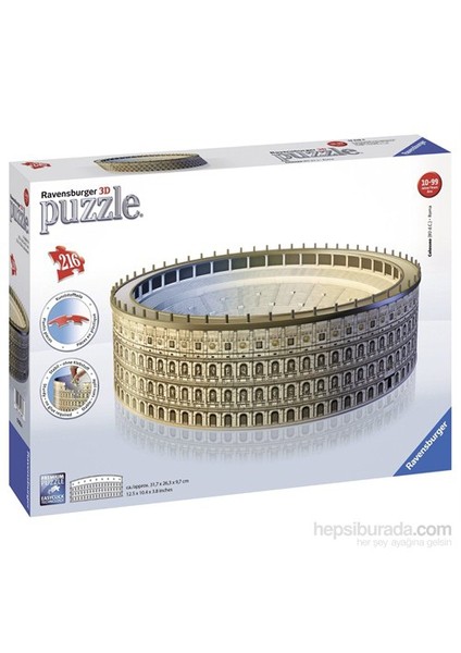3 Boyutlu Plastik Puzzle Kolezyum-125784
