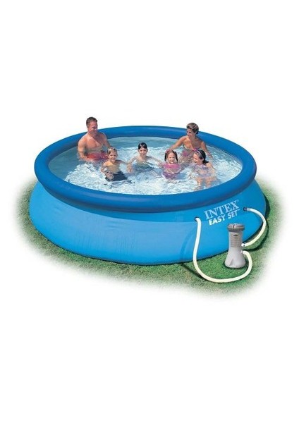 İntex 28130 366X76cm Aile Havuzu 220V Filtreli Pompalı