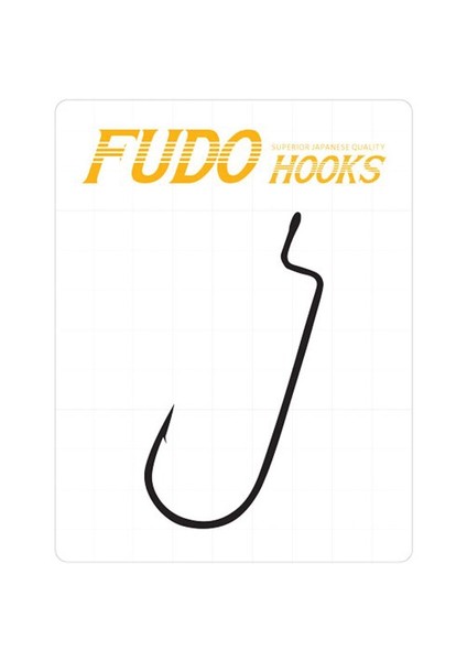 Fudo 5901 Fudo Worm 114 Black Nıkel No:2/0