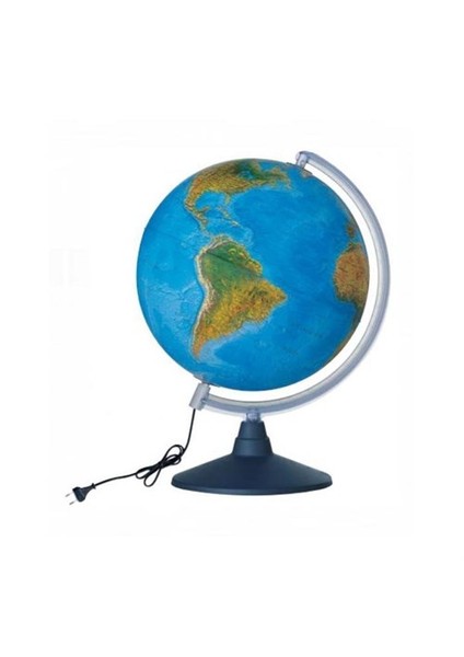 30Cm Küre Kabartmalı Işıklı