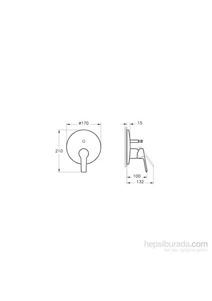 Axe S Ankastre Banyo Bataryası (Sıva Üstü Grubu) fiyatları