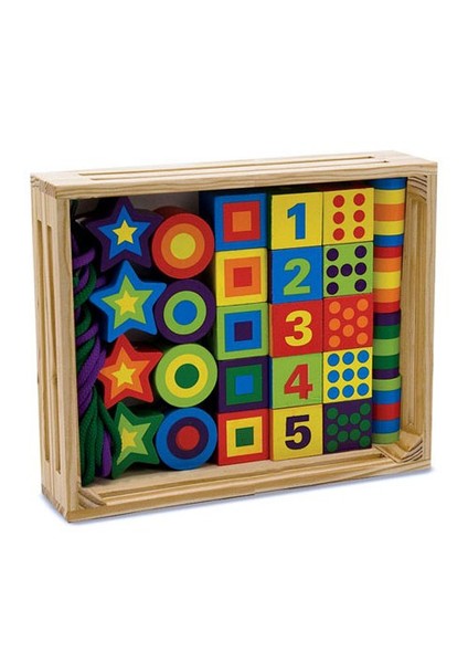 Melissa&doug Ahşap Boncuk Dizme