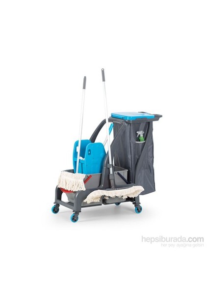 Procart Jet 735S Temizlik Seti Presli & Çöp Toplama Üniteli 25 & 18 Litre
