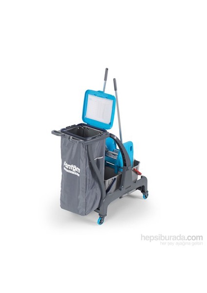 Procart Jet 735S Temizlik Seti Presli & Çöp Toplama Üniteli 25 & 18 Litre