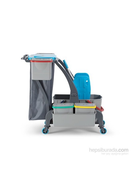 Procart Jet 736S Temizlik Seti Presli & Çöp Toplama Üniteli 25 & 18 Litre