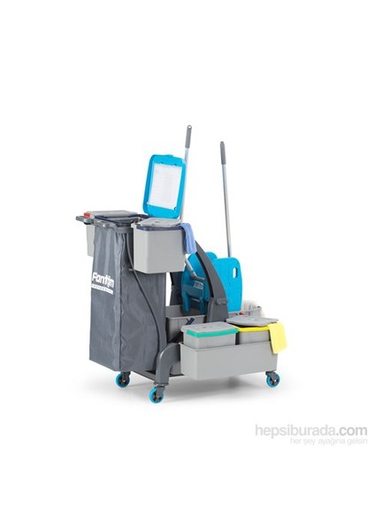 Procart Jet 736S Temizlik Seti Presli & Çöp Toplama Üniteli 25 & 18 Litre