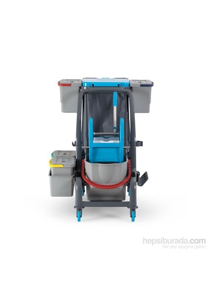 Procart Jet 736S Temizlik Seti Presli & Çöp Toplama Üniteli 25 & 18 Litre