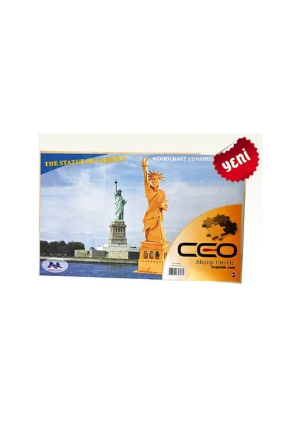 3D Ahşap Puzzle Özgürlük Anıtı Ceo-Ap0003