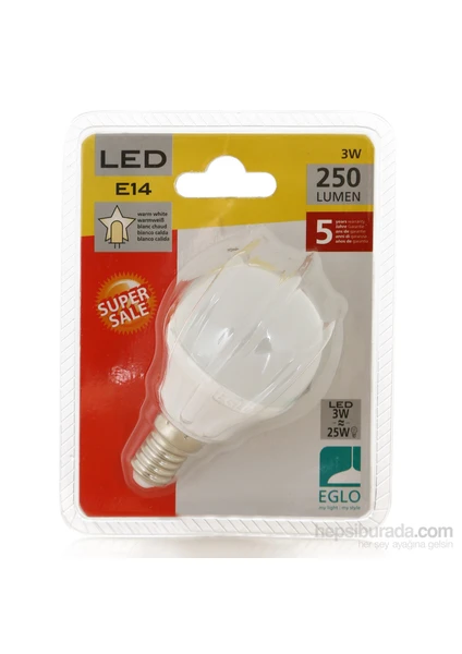 E14 3W Led Ampul Günışığı