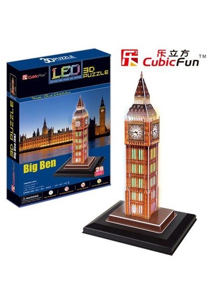 Cubic Fun Puzzle Big Ben (3 Boyutlu)