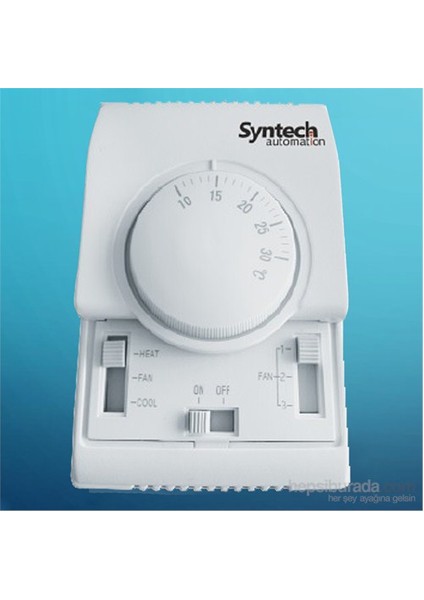 Fancoil Termostatı Mekanik 2 Borulu 3 Fanhız On/Off Syn160