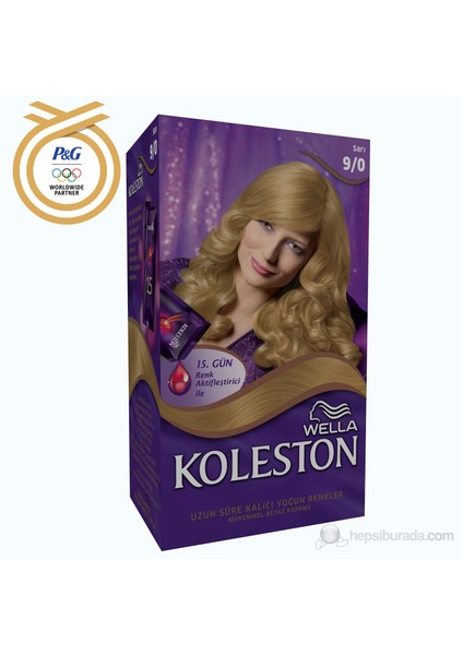 Koleston Set Boya 9/0 Sarı Saç Boyası Saç Boyası