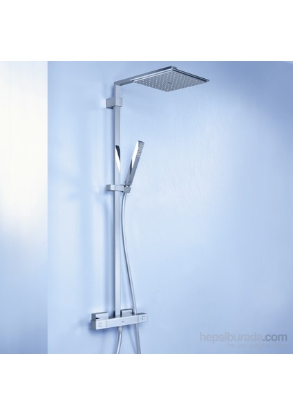 Euphoria Cube Sistem 230 Duvara Monte Termostatik Duş Bataryalı Duş Sistemi - 26087000