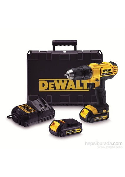 DCD734C2 14,4 Volt Lityum Çift Akülü Vidalama Solo