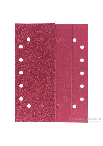 - Titreşimli Zımpara Kağıdı 10'Lu Set, 115 X 280 Mm 60/120/180 Kum 14 Delik fiyatları