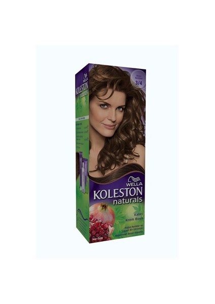 Koleston Naturals Saç Boyası 3/4 Koyu Kestane