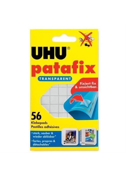 Uhu Yapıştırıcı Tac Patafıx Şeffaf 48815