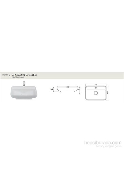 Cerastyle Lal 60 Cm Lavabo