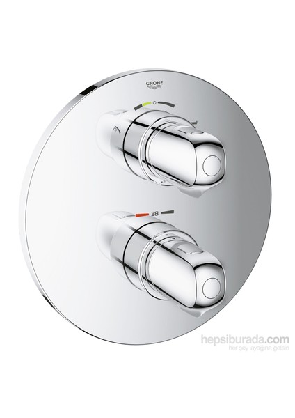 Grohtherm 1000 New 2 Yollu Entegre Yön Değiştiricili Termostatik Banyo Bataryası 19986000