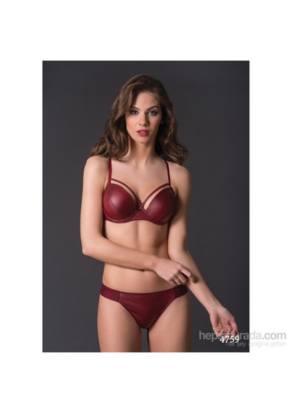 4759 Deri Görünüm Kumaşlı İnce Süngerli Sütyen