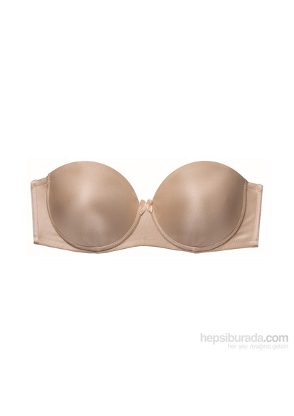 Kadın İnce Süngerli Straplez Ten Sütyen 4063