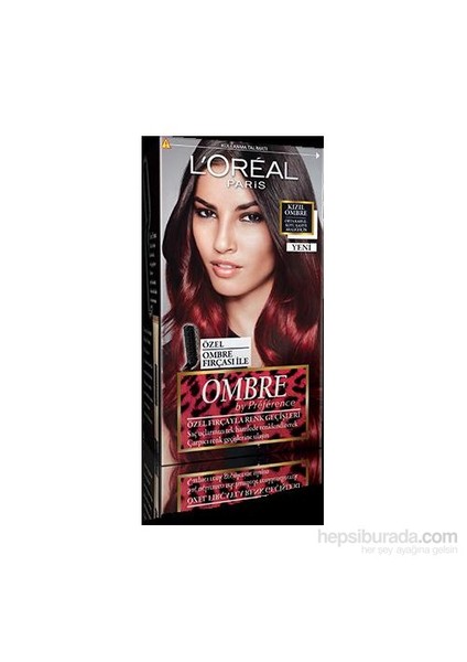 Ombre Kızıl Saç Boyası