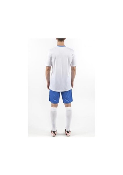100224.207 T-Shirt Crew White Royal Erkek Tişört modelleri